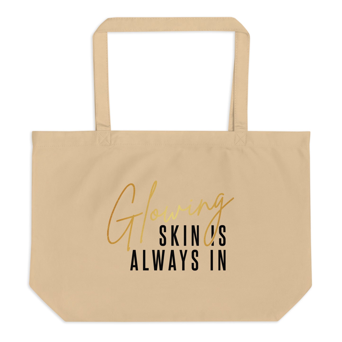 Large organic tote bag
