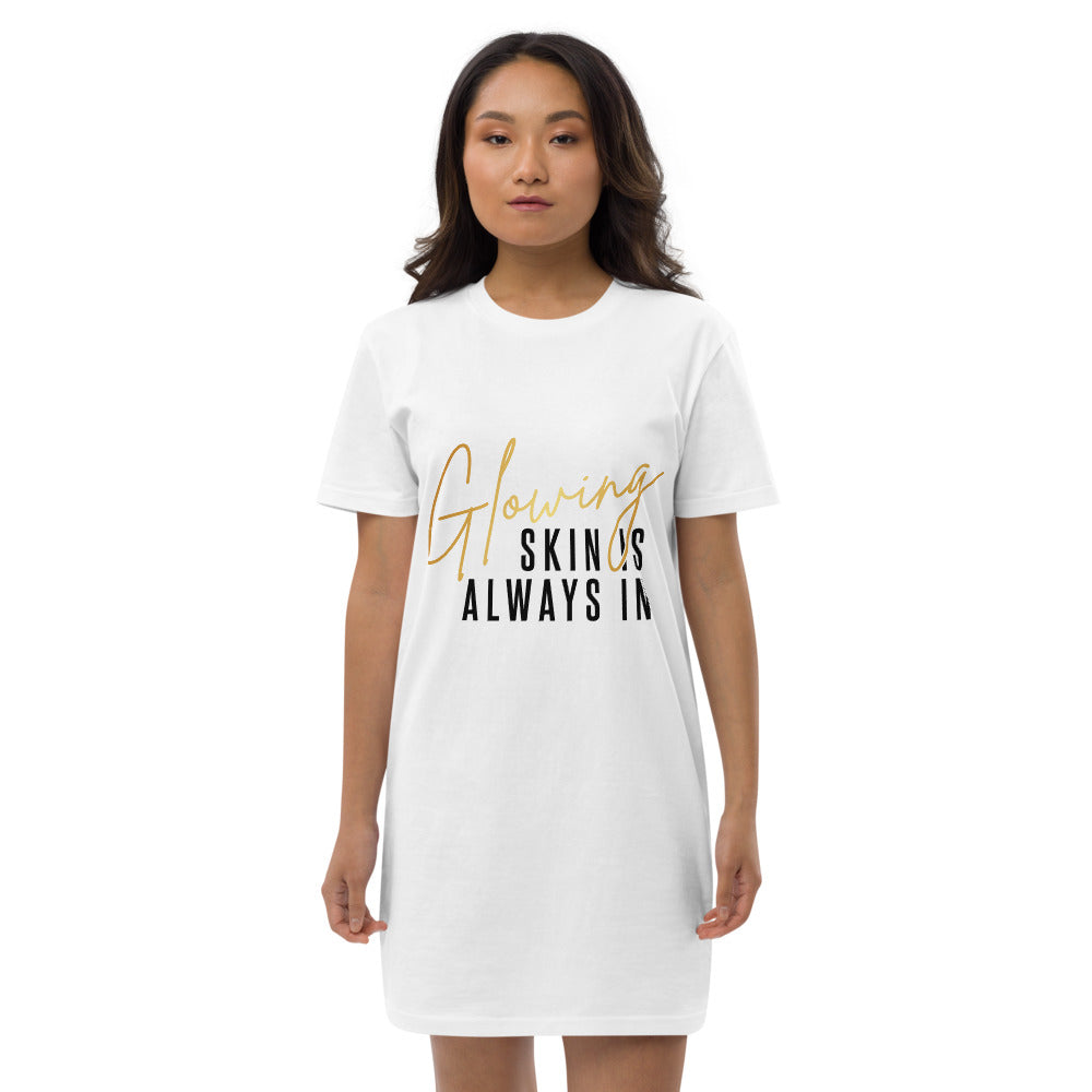 Glowing Skin Organic cotton t-shirt dress