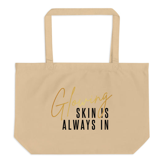 Large organic tote bag
